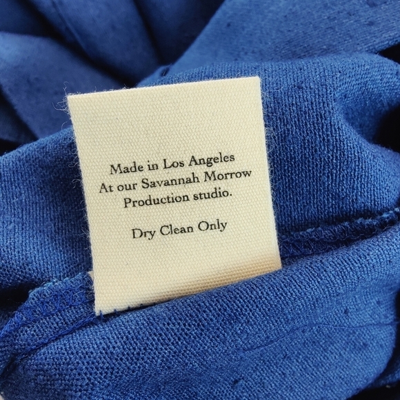 Savannah Morrow Jada Pants Midnight 100% Peace Silk XS NWT $420 - Picture 12 of 15